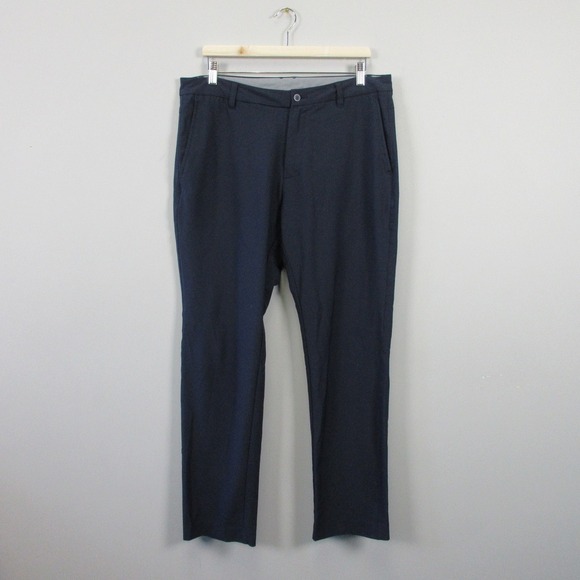 FJ FootJoy Pants Men 36 x 32 Blue Stretch Comfort Office Performance Casual 410 - Picture 1 of 11